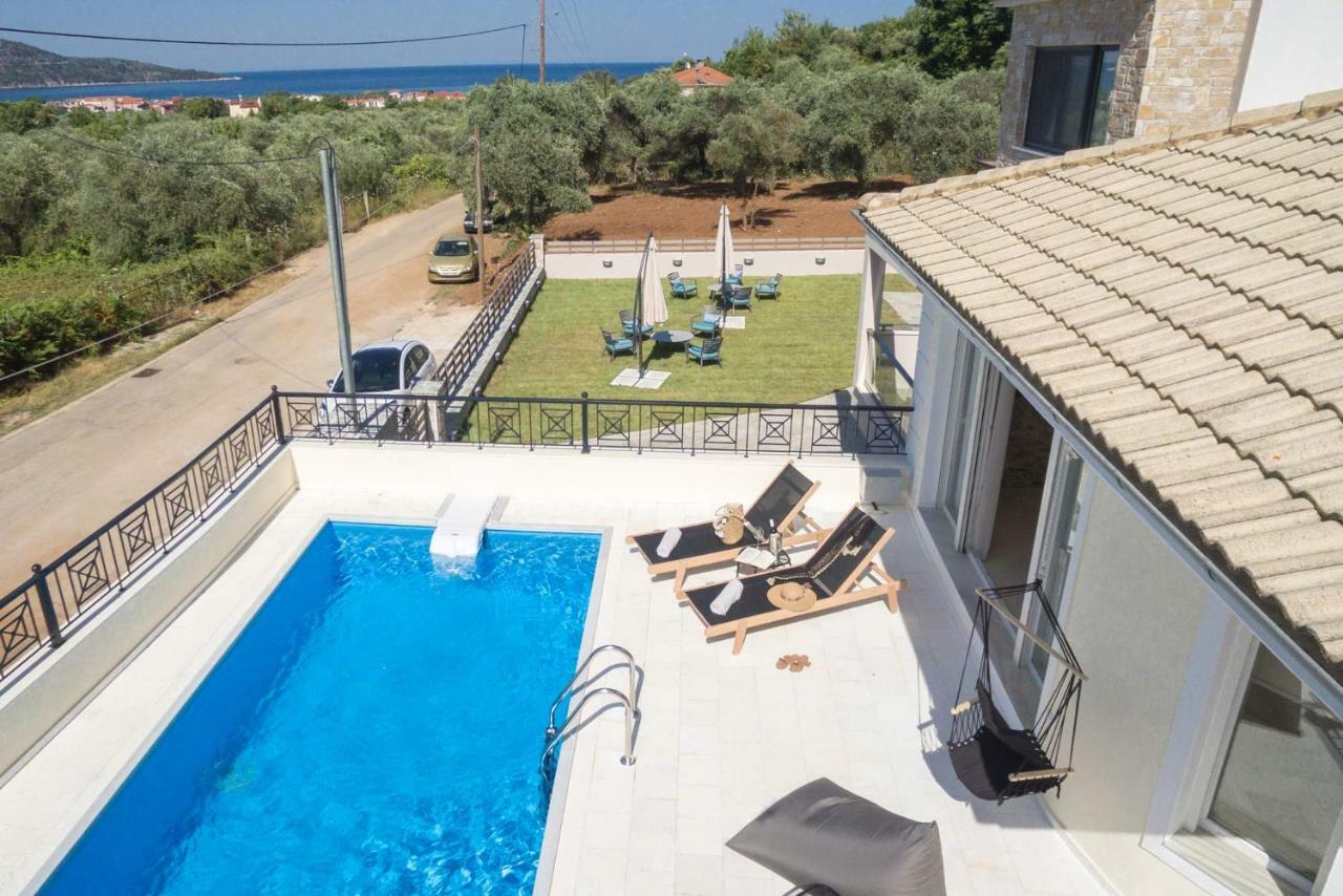 Arsenoi'S Pool Villa Skala Potamia  Luaran gambar