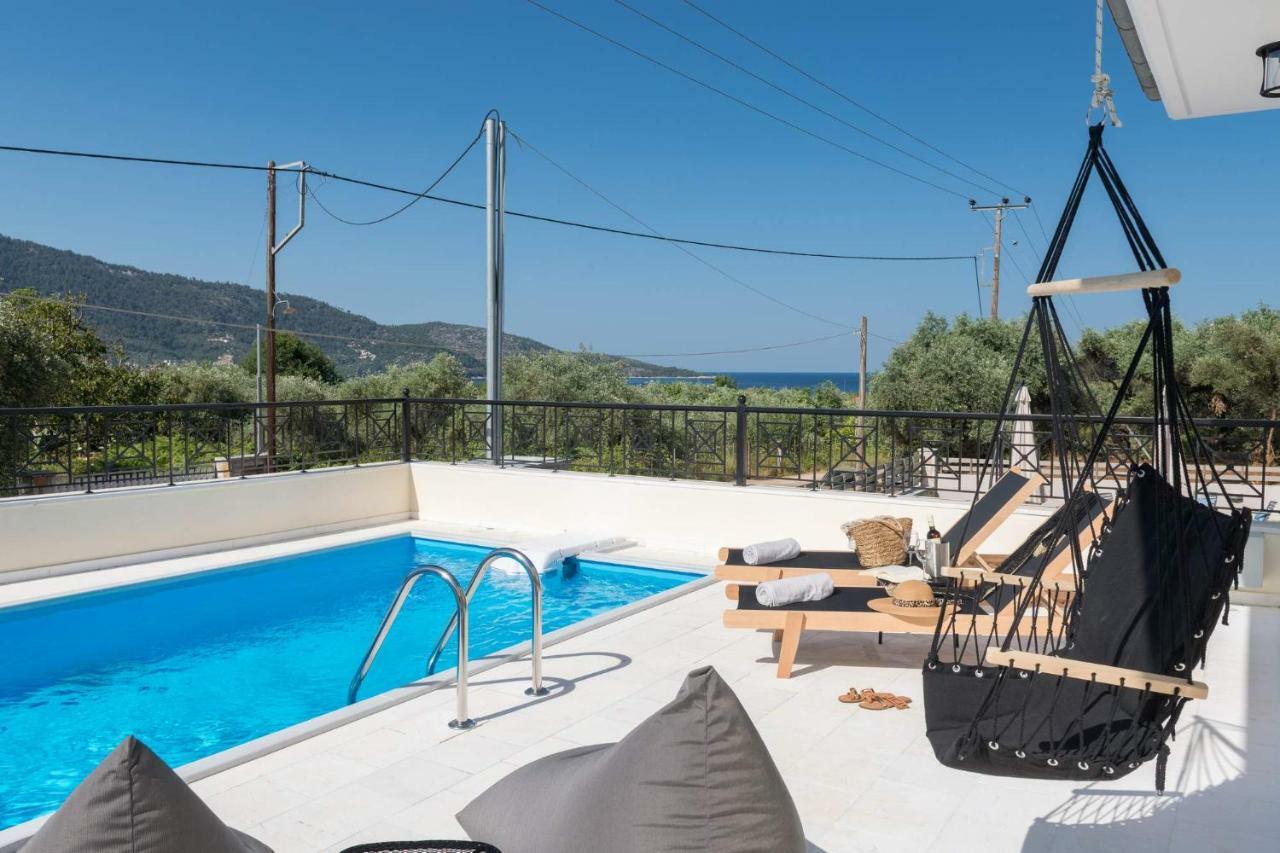 Arsenoi'S Pool Villa Skala Potamia  Luaran gambar